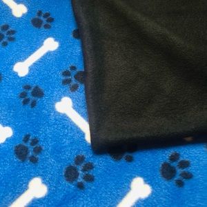 Dog  Double Fleece Reversible Blanket size 30”x35